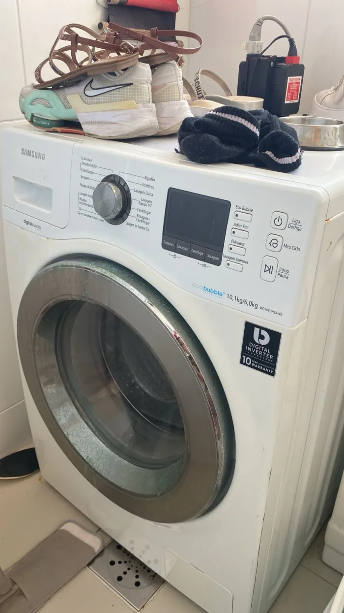 Máquina de Lavar Samsung Branca